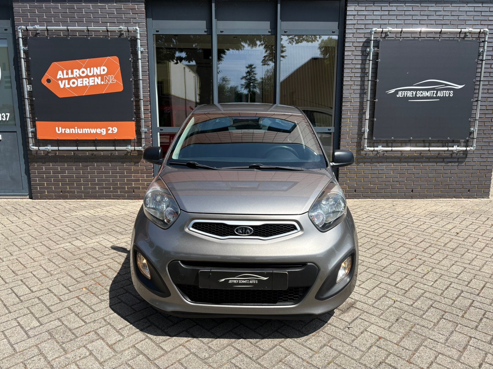 Kia Picanto 1.0 Cvvt 5-DRS 2012 Grijs NIEUWE Koppeling!!!, Voorwielaandrijving, Stof, Metallic lak, 400 kg