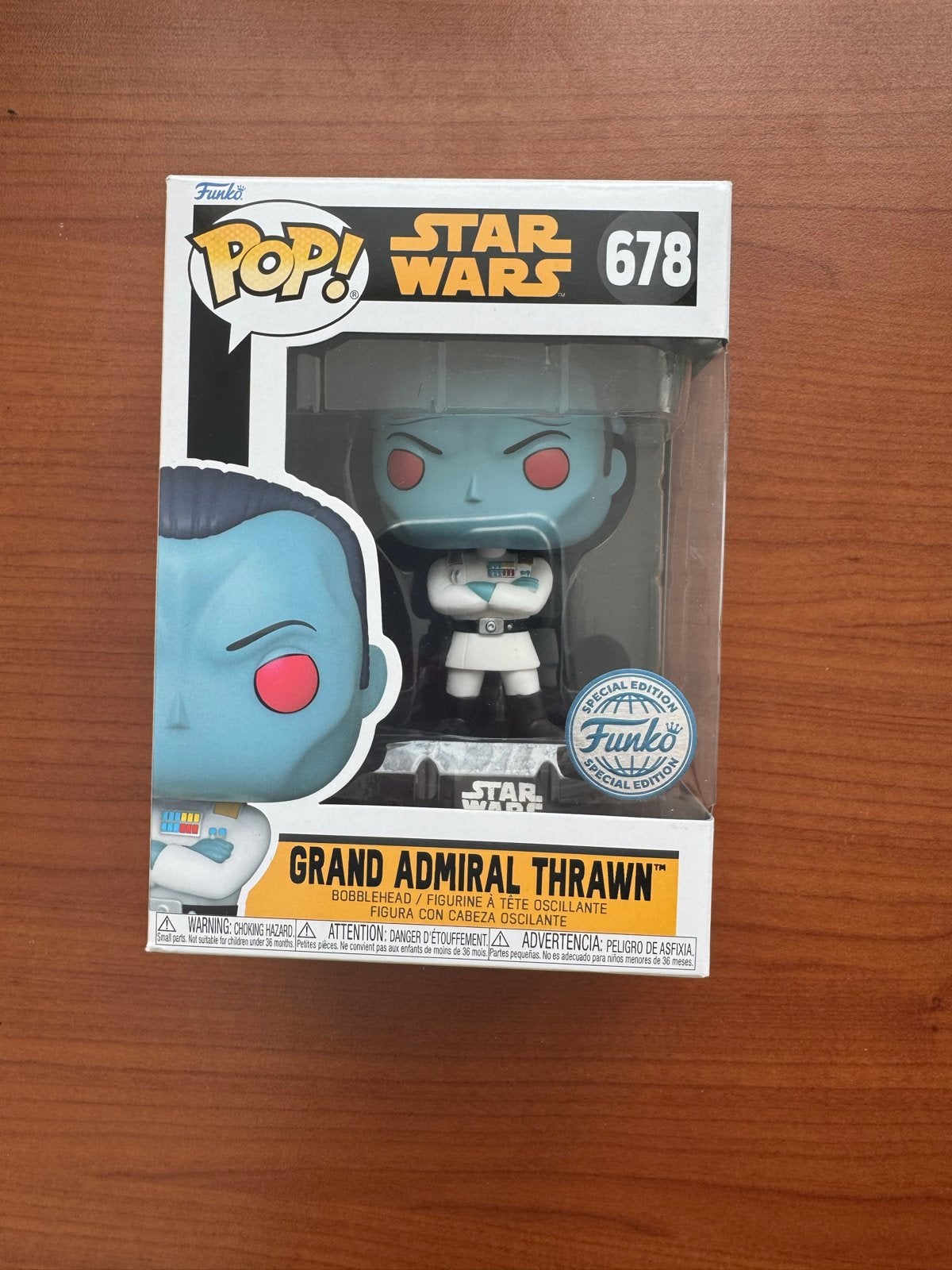 Funko Pop! Star Wars Grand Admiral Thrawn #678, Verzamelen, Poppetjes en Figuurtjes, Nieuw, Ophalen of Verzenden