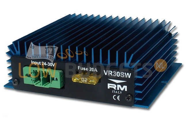 RM VR30 SW Spanningsomvormer 24V naar 13.8V 30A, Verzenden, Nieuw