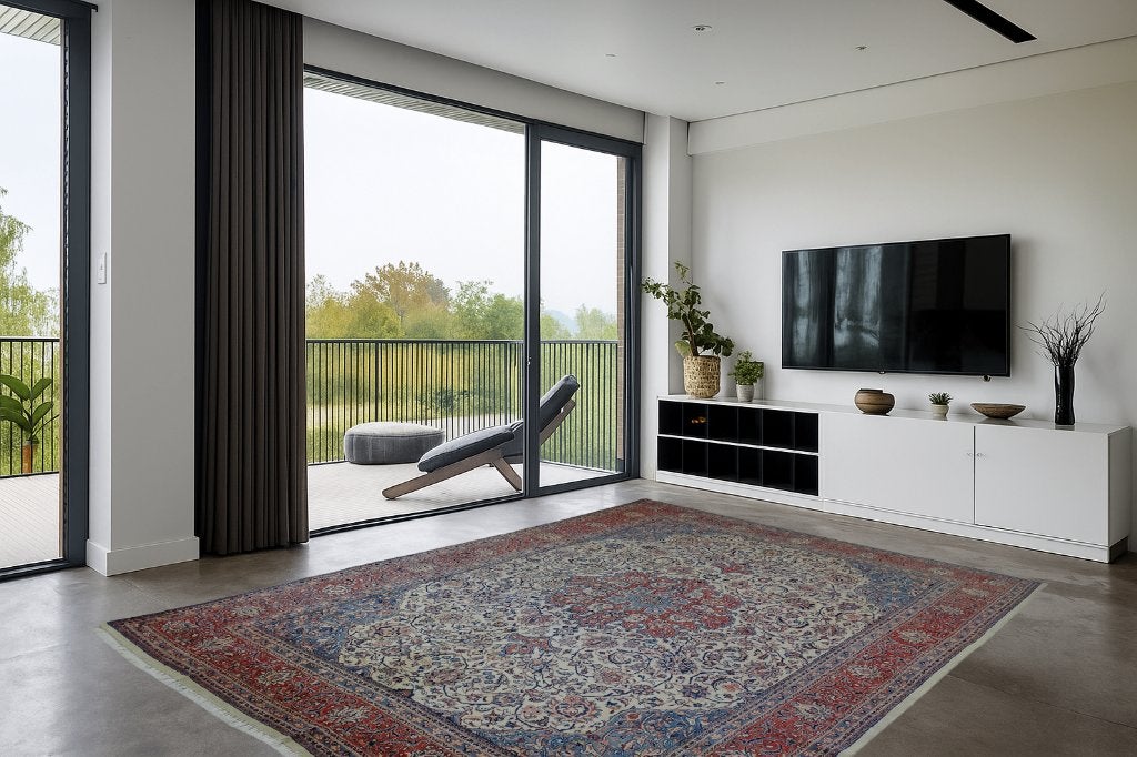 Perzisch tapijt - Sarouck - 395 x 273 cm - Handgeknoopt, -, -, 200 cm of meer, Eclectisch - Antiek - Modern - Klassiek