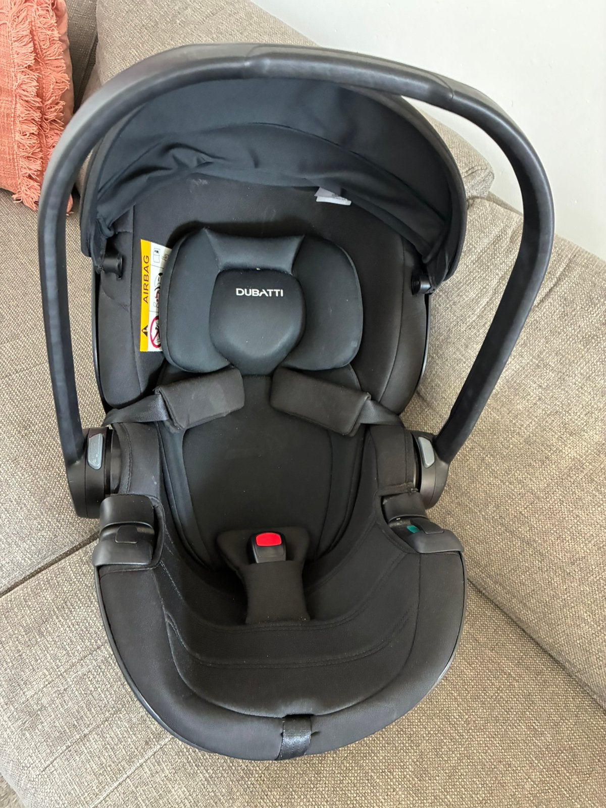 Dubatti baby, Autogordel, Zo goed als nieuw, Ophalen, 0 t/m 10 kg