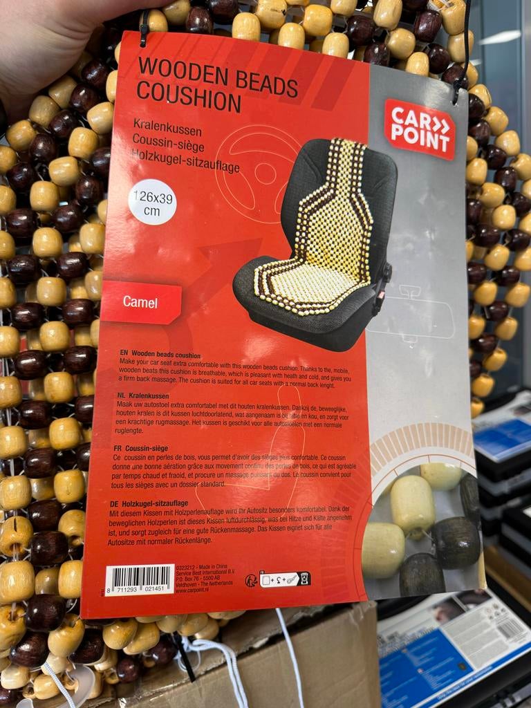 Nieuw Comfortabel Kralen Kussen voor Auto, Ophalen of Verzenden, Nieuw
