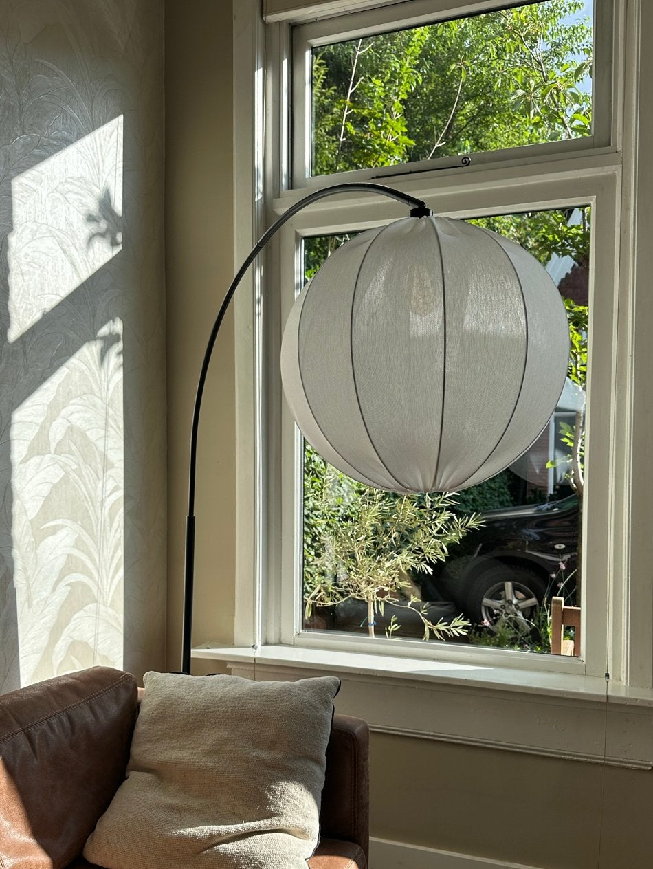 Ikea REGNSKUR Hanglampenkap - Wit, Rond (50cm), Hanglamp, Wit, Rond, Ophalen of Verzenden