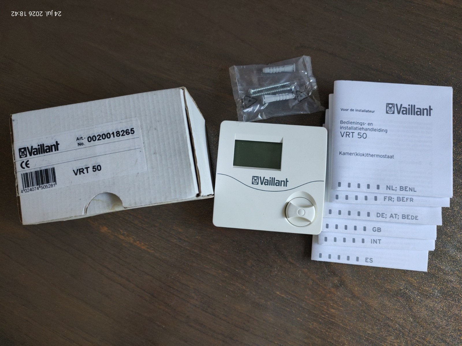 Nieuwe Vaillant thermostaat, Ophalen of Verzenden, Nieuw