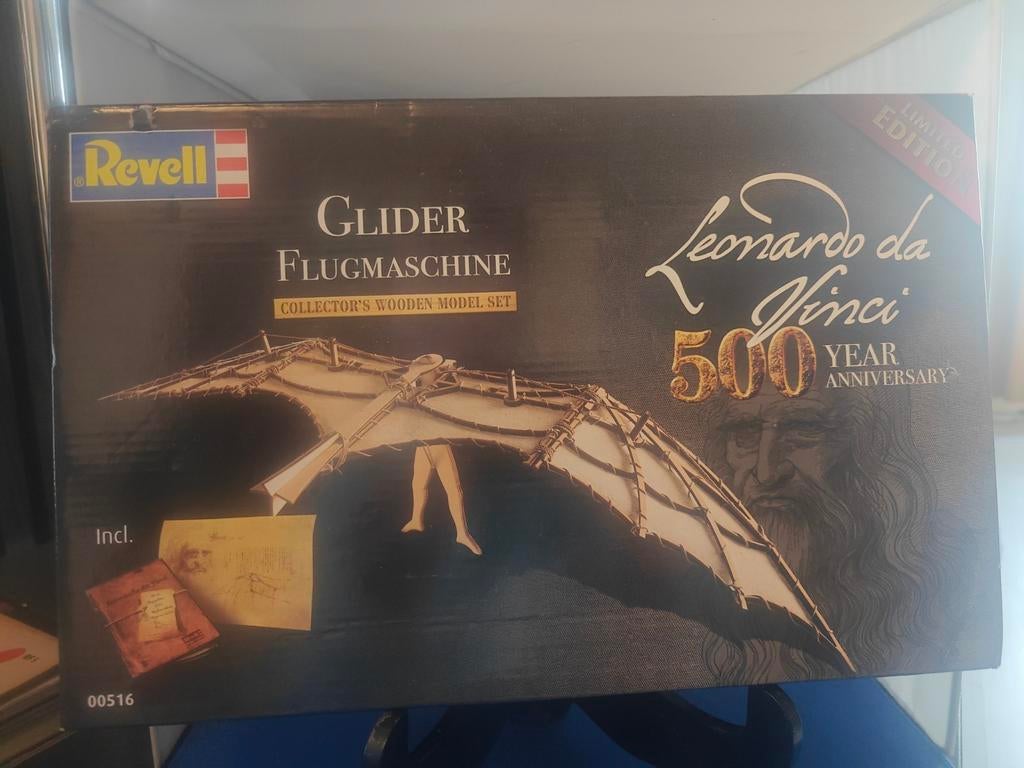 Revell 00516 Glider van Leonardo da Vinci Limited Edition, Hobby en Vrije tijd, Auto, Revell, Groter dan 1:32, Nieuw