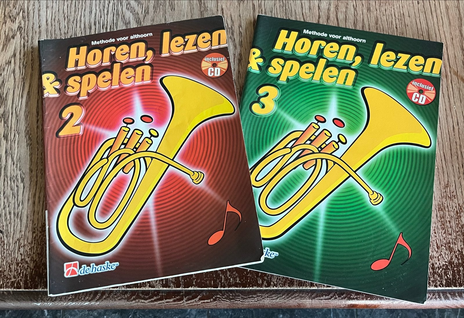 Horen, lezen & spelen methode voor althoorn deel 2 & 3, Gebruikt, Overige genres, Les of Cursus, Overige instrumenten