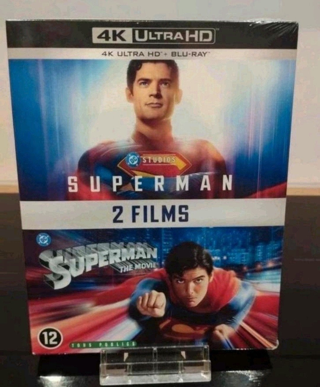 Superman 2 Films 4K Ultra HD + Blu-Ray Boxset (Nieuw), Ophalen of Verzenden, Nieuw in verpakking, Actie, Boxset