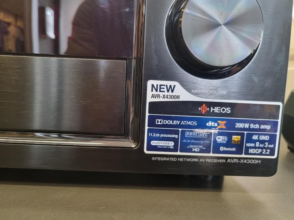 Denon AVR-X4300H AV Receiver - 9.2-kanaals met HEOS, Audio, Tv en Foto, Versterkers en Receivers, Denon, Ophalen of Verzenden