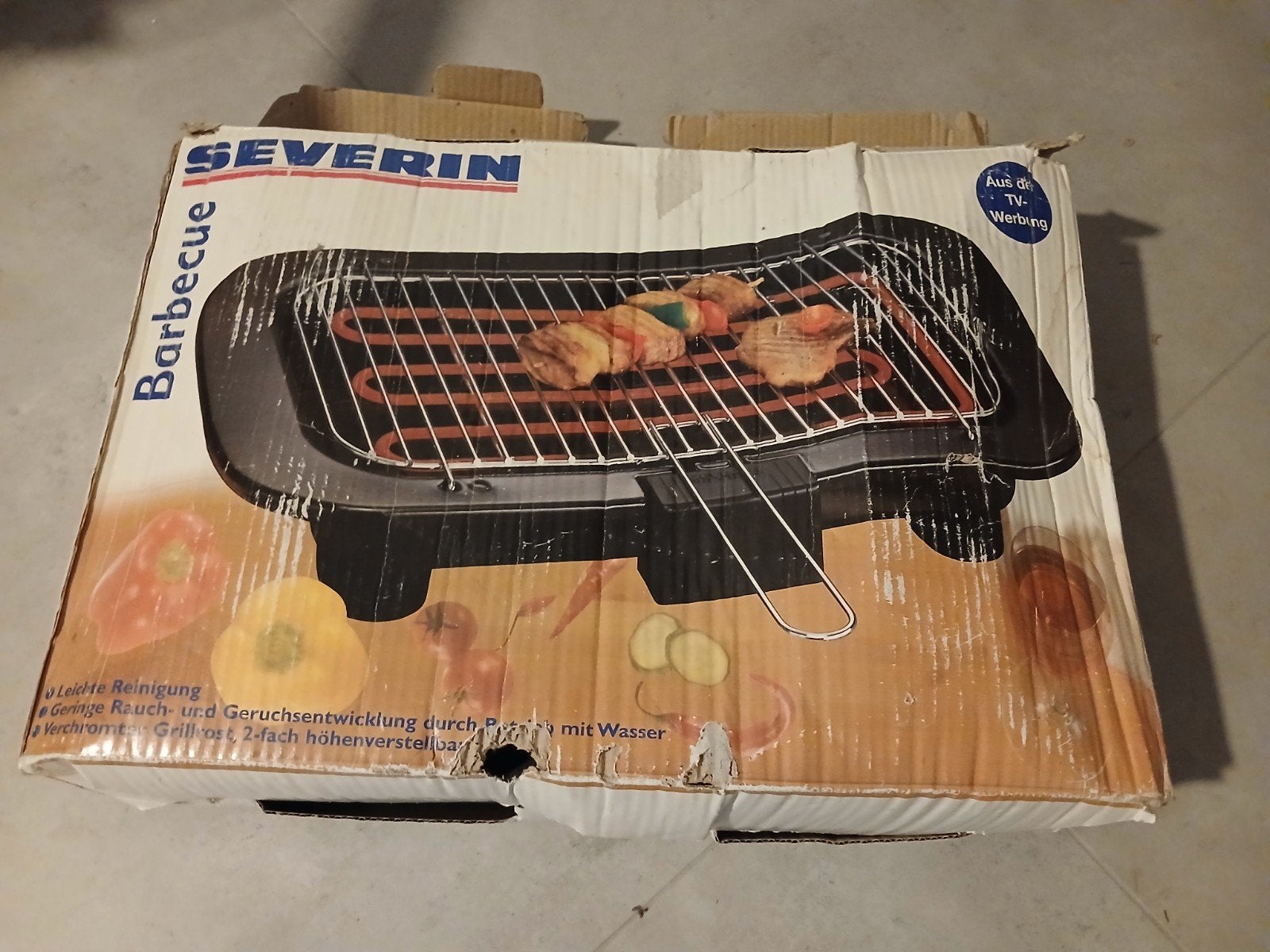 Severin Barbecue Grill - Elektrische BBQ, Ophalen of Verzenden, Zo goed als nieuw, Severin