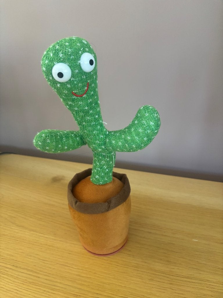 Dansende en napratende cactus speelgoed, Ophalen of Verzenden, Nieuw, Overige typen, Interactief