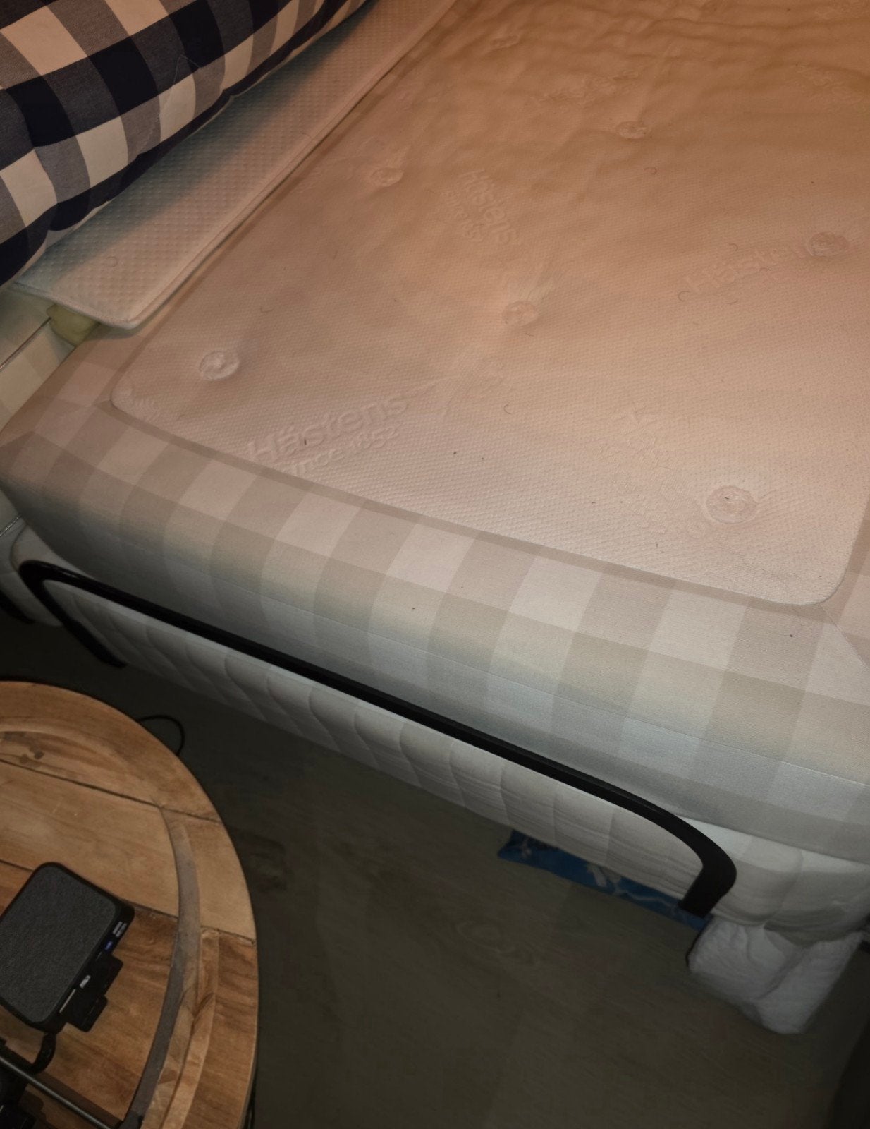 Hästens Boxspring 2x 90x220 cm - Extra Firm, Ophalen, Modern, Klassiek, Gebruikt, Wit
