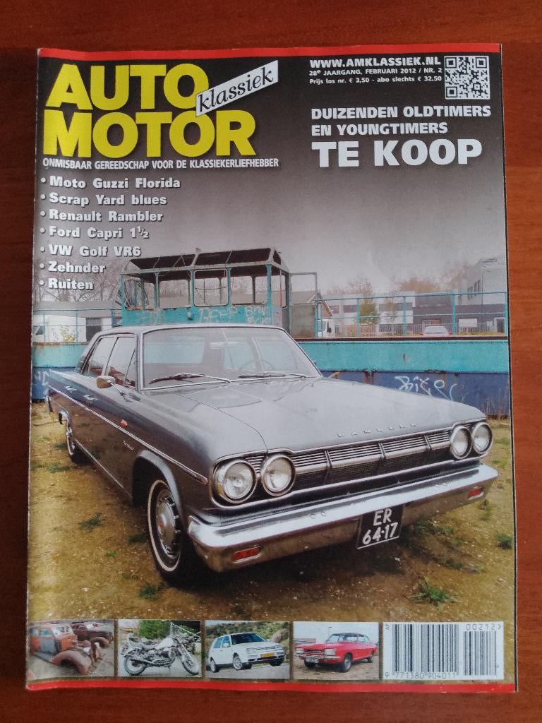 Auto Motor Klassiek 2 2012 Renault Rambler, Ford Capri 1½, Ophalen of Verzenden, Nieuw, Renault