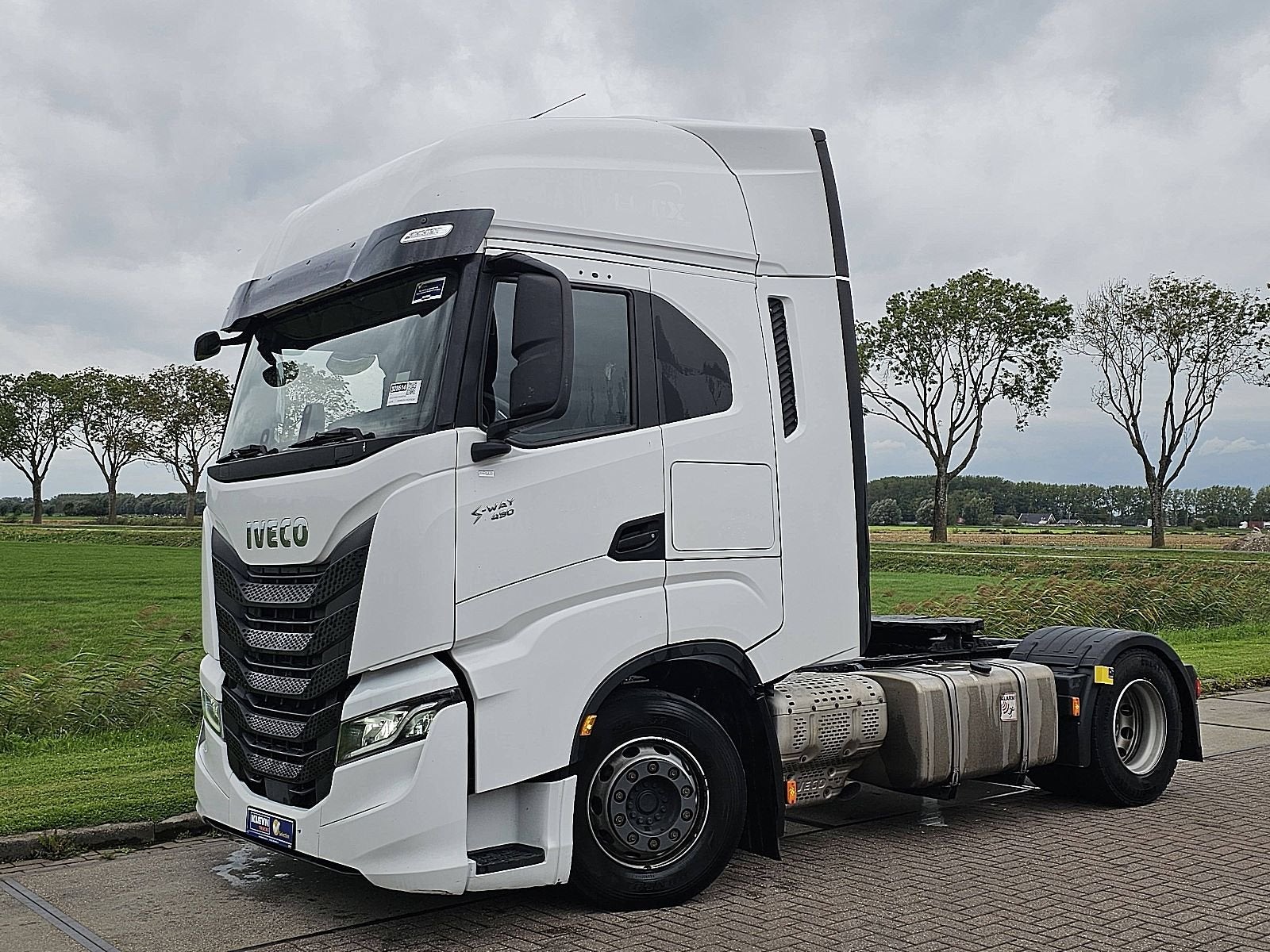 IVECO S-WAY AS440S49 dubble tank, Auto's, Automaat, Euro 6, Iveco, Wit