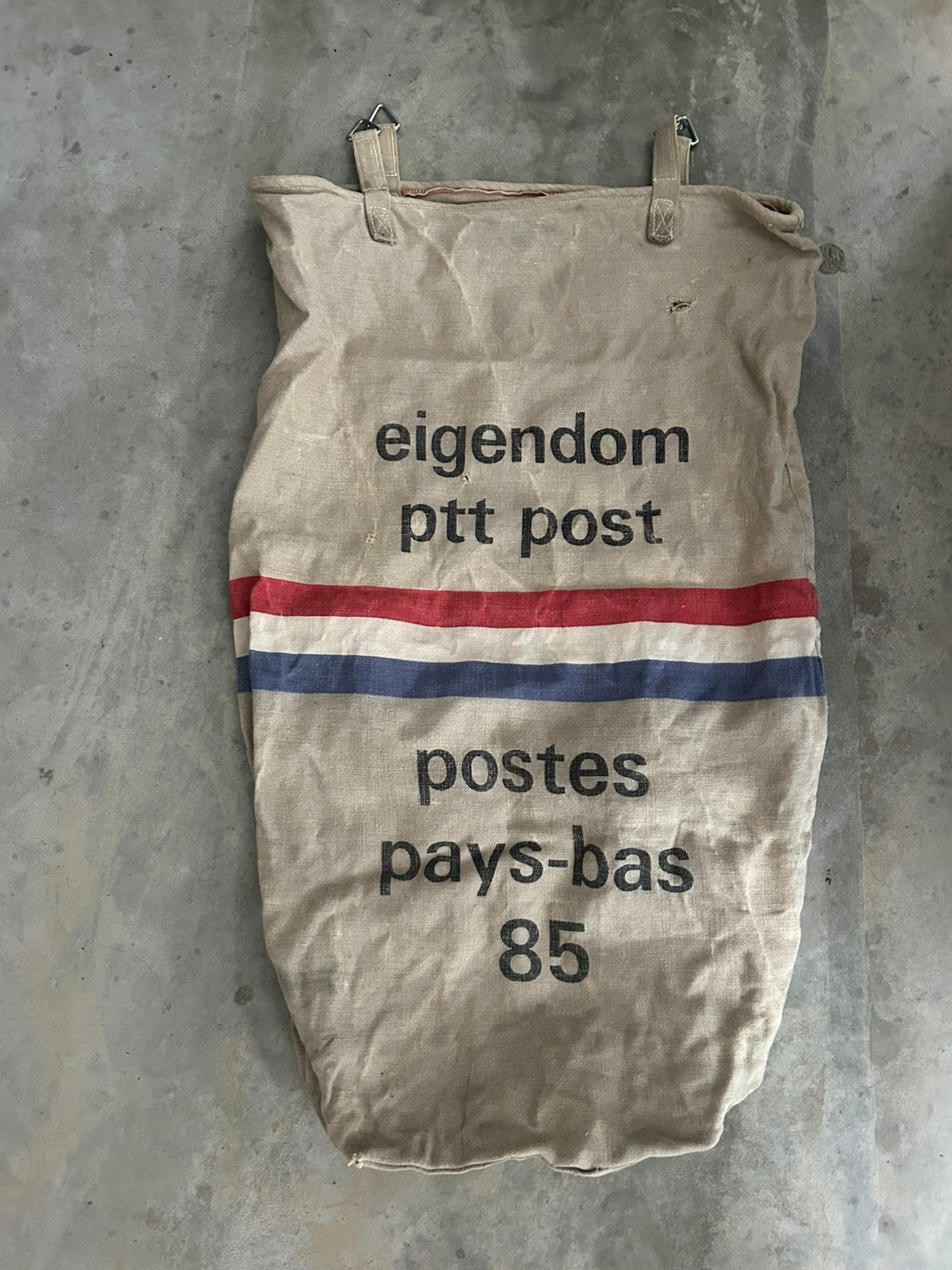 Ptt canvas postzak vintage, Ophalen of Verzenden, Zo goed als nieuw, 30 cm of meer