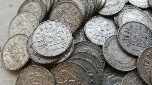 Nederland 1 kilo zilveren rijksdaalders, Postzegels en Munten, Koningin Juliana, Setje, Zilver, Ophalen of Verzenden
