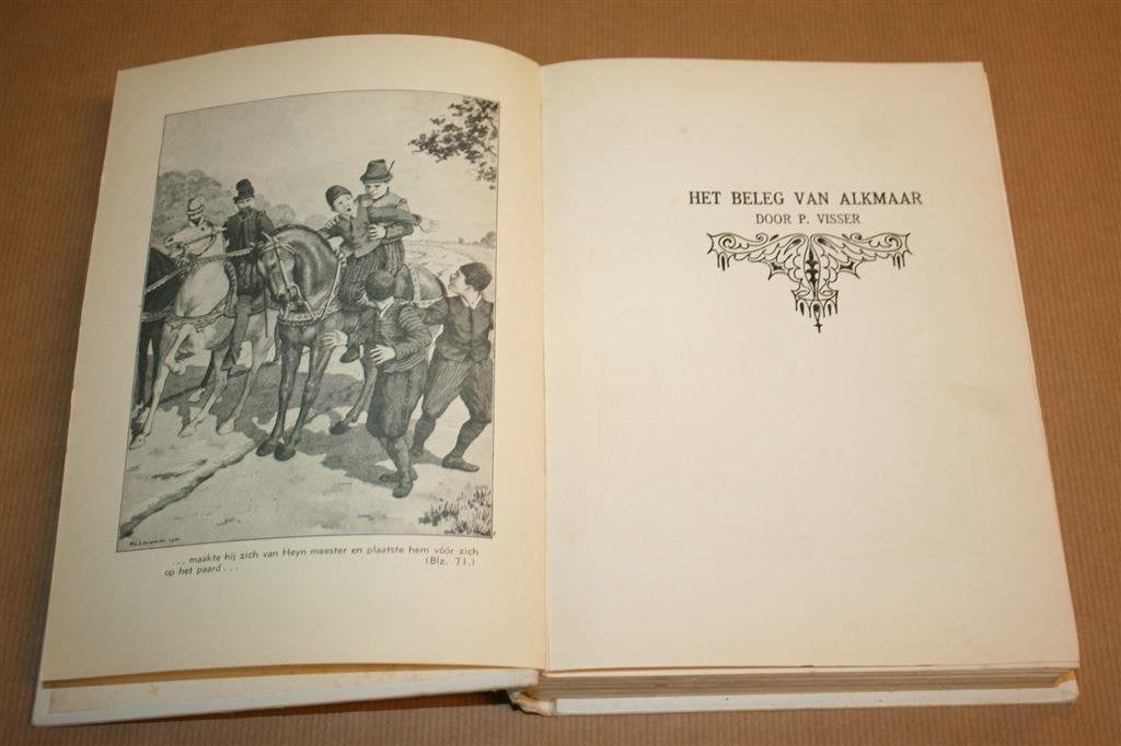 Het beleg van Alkmaar. Visser. Uitg. Kluitman 1930., Boeken, Ophalen of Verzenden, Gelezen