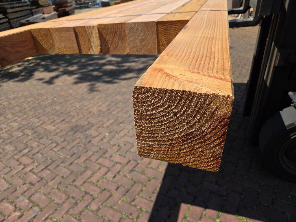 Douglas palen / balken - geschaafd 14.0x14.0 cm - nr: TB17, Ophalen, Nieuw, 250 cm of meer, Balken