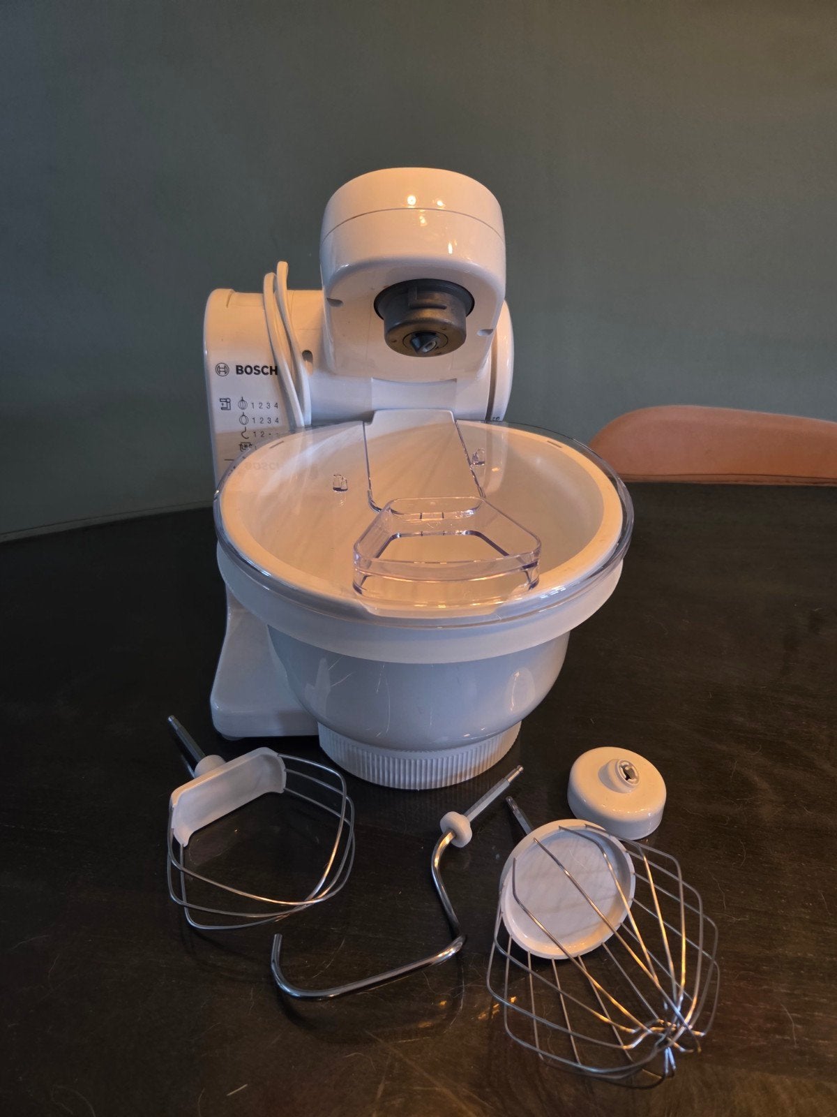 Bosch Keukenmachine met accessoires, Ophalen, Gebruikt, Vaatwasserbestendig, 3 snelheden of meer