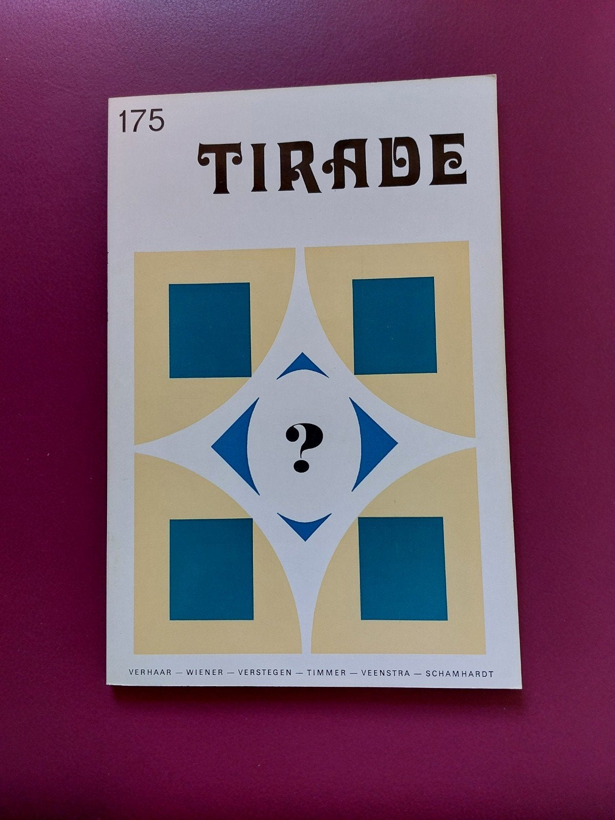 Tirade Tijdschrift - Nummers 175 (1972) en 195 (1974), Ophalen, Gelezen, Diverse auteurs, Nederland