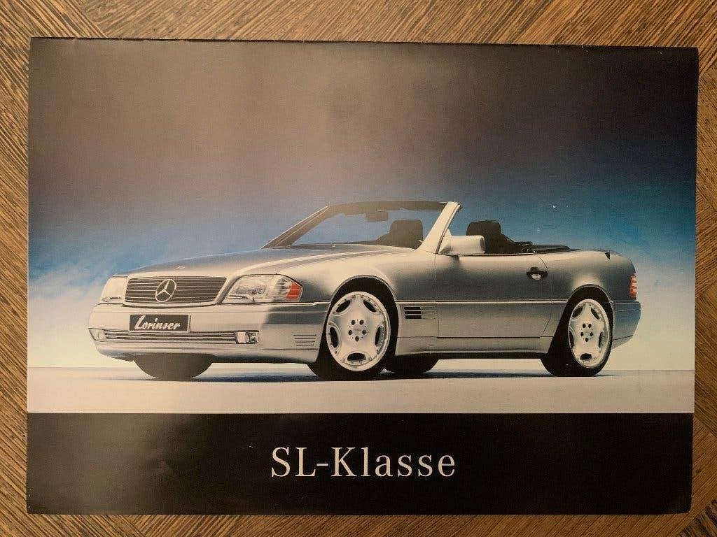 Folder Mercedes-Benz SL-klasse Lorinser R129 1995 nieuw!, Lorinser, Nieuw, Mercedes, Ophalen of Verzenden