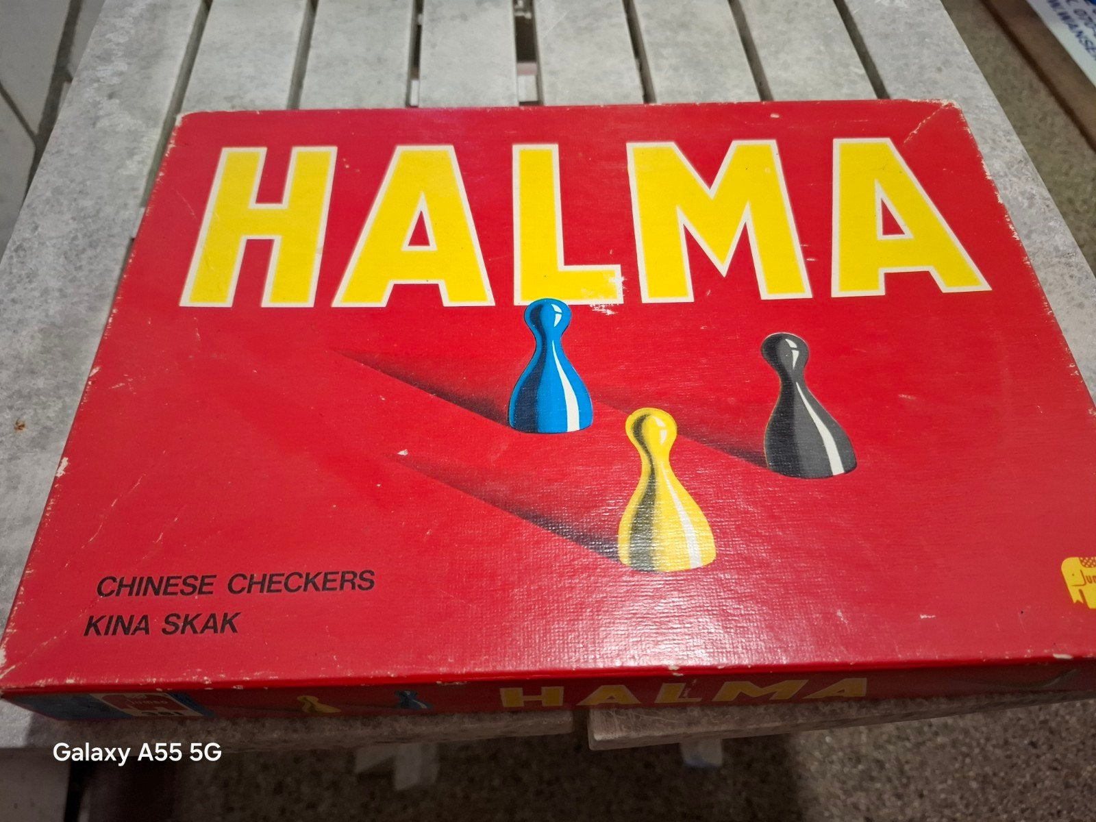 Halma bordspel - Chinese Checkers / Kina Skak, Hobby en Vrije tijd, Gezelschapsspellen | Bordspellen, Gebruikt, Vijf spelers of meer