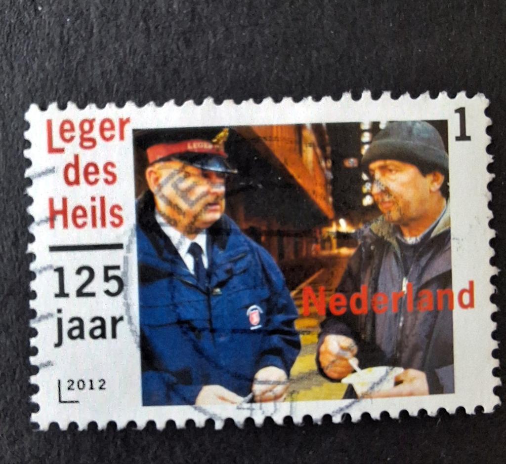 2012 Nederland - leger des heils, Ophalen of Verzenden, Na 1940, Gestempeld