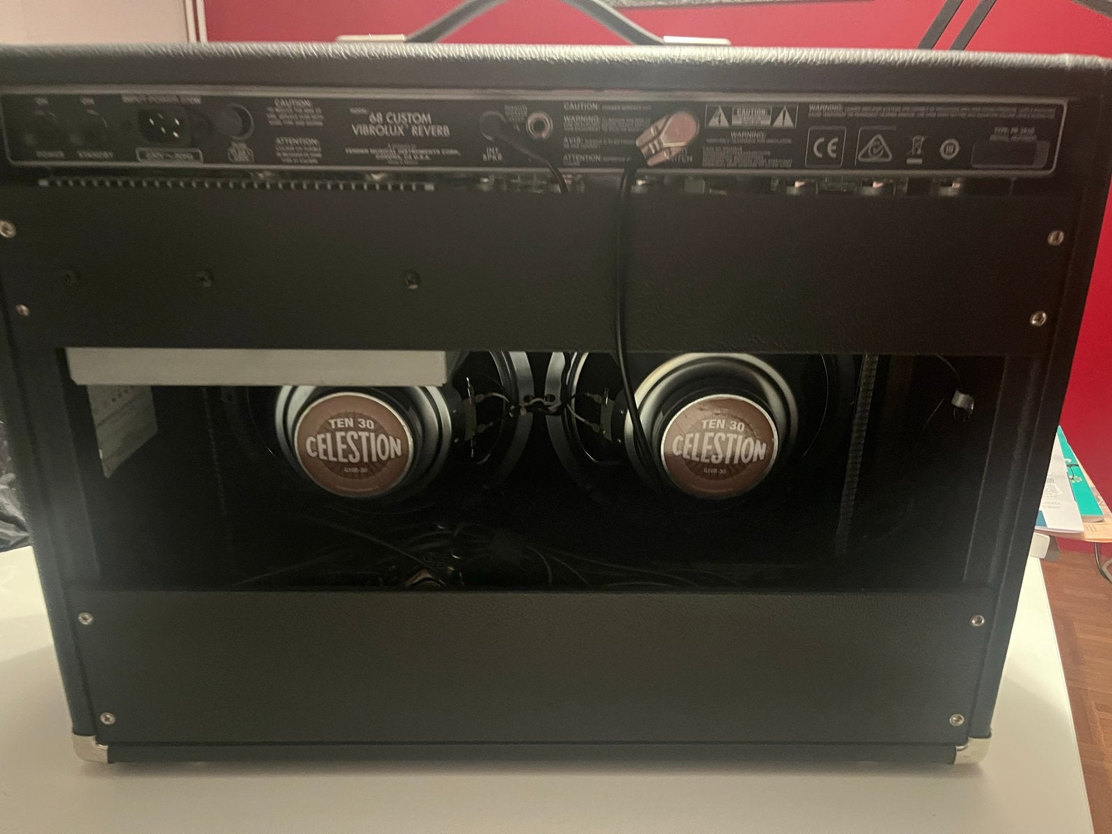 Fender '68 Custom Vibrolux Reverb-Amp Gitaarversterker, Ophalen, Zo goed als nieuw, Gitaar, Minder dan 50 watt