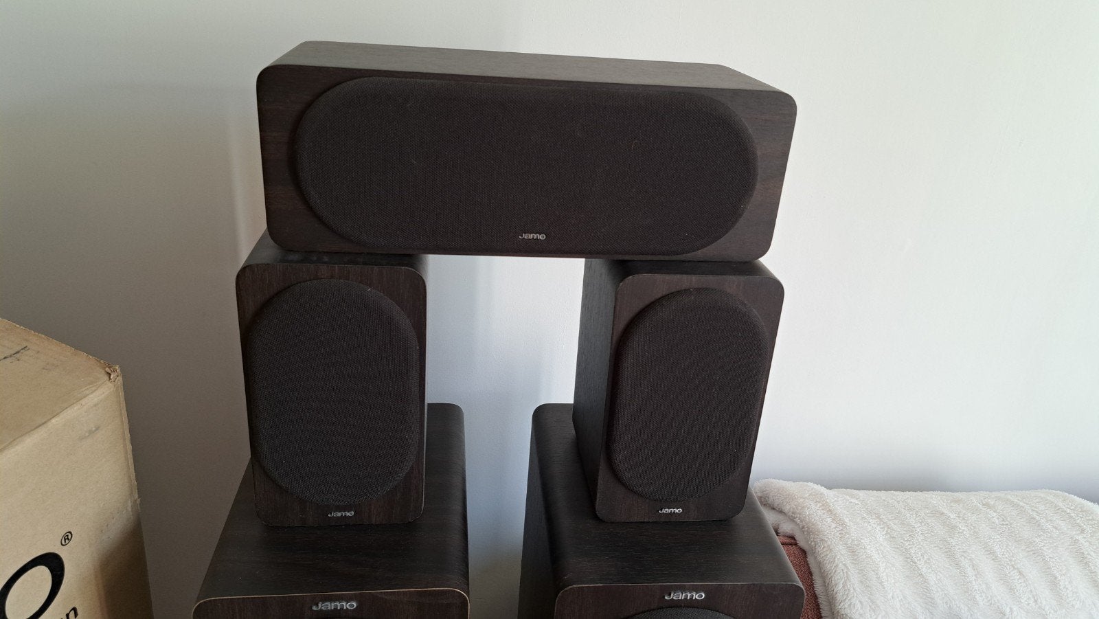 Jamo S 426 HCS 3 Wenge Surroundset (excl. bekabeling), Ophalen, Gebruikt, Surroundset, Geschikt voor surround/home cinema