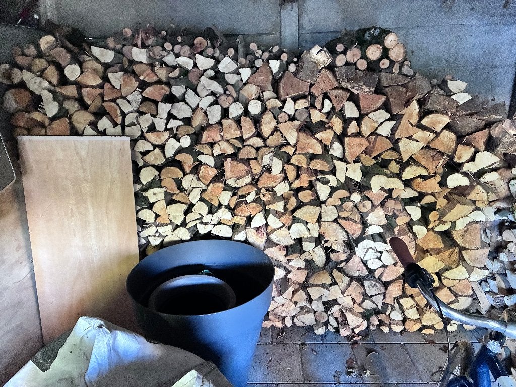 haardhout, 3 tot 6 m³, Ophalen, Overige houtsoorten, Blokken
