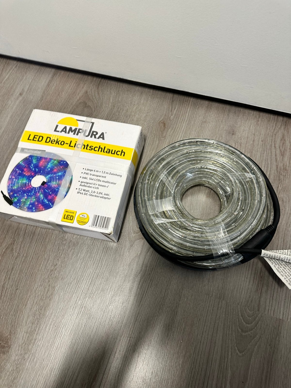 2 stuks nieuw Lampura LED Deko-Lichtschlauch - 6m Multicolor, Overige merken, Waterbestendig, Kunststof, Meerkleurig