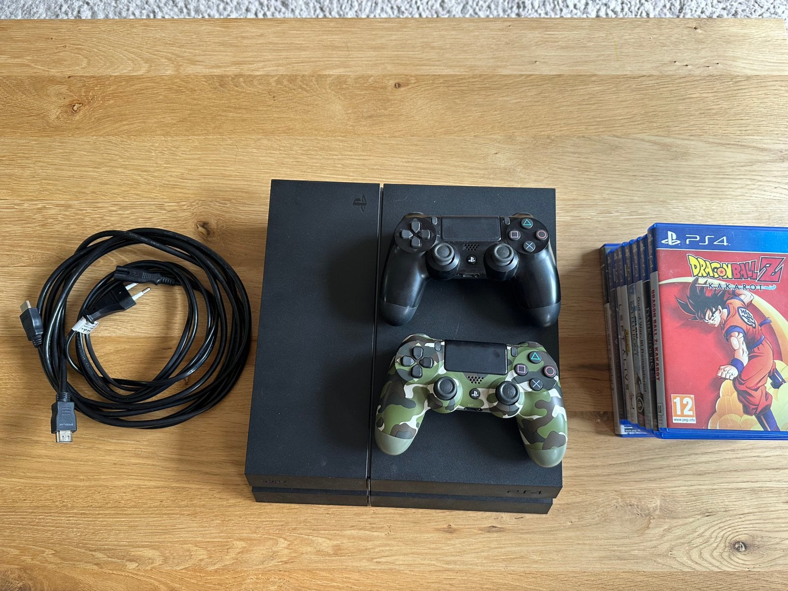 Playstation 4 / 1TB / inclusief spellen / 2 controllers, Ophalen, Met 2 controllers, 1 TB, Original