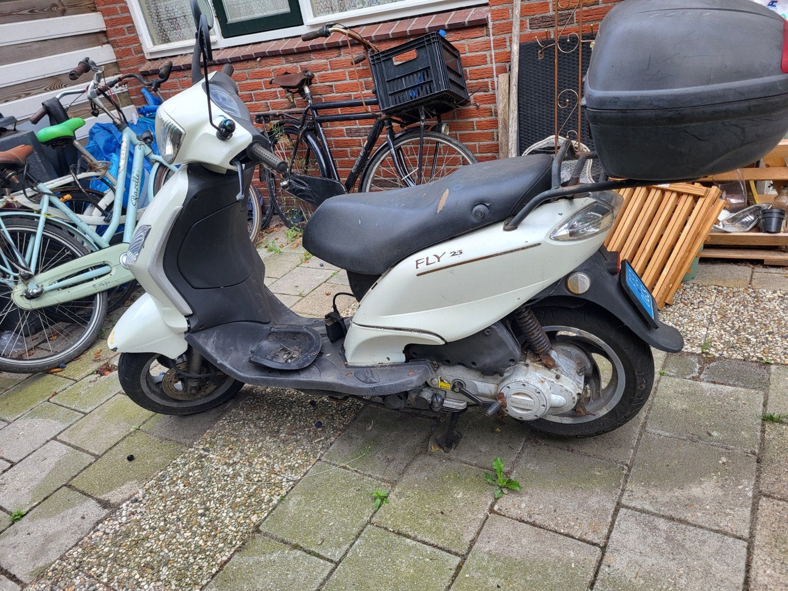 Piaggio Fly 25 Scooter - Opknapper/Onderdelen, Ophalen of Verzenden, Gebruikt, Benzine, Piaggio