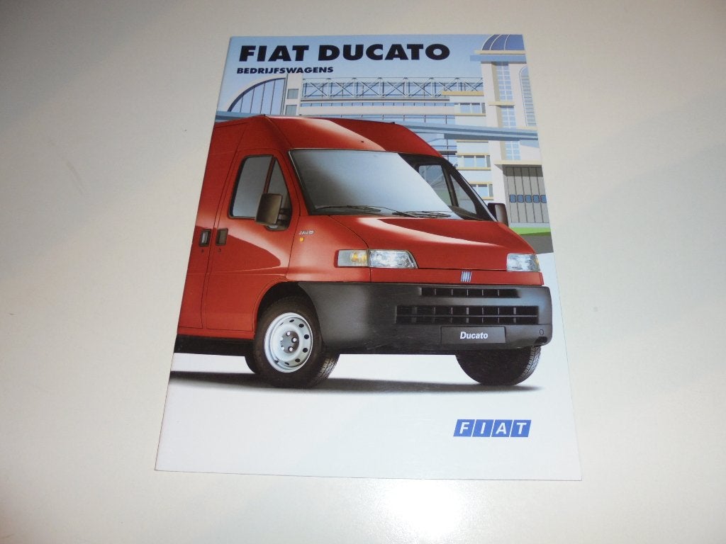 brochure Fiat Ducato bedrijfswagens  1998, Ophalen of Verzenden, Nieuw, Overige merken