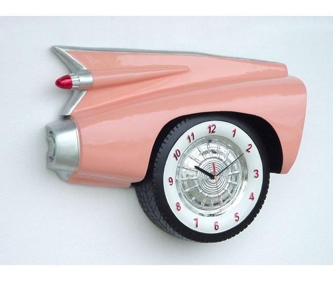 Cadillac Autoklok 47 cm - cadillac klok, Huis en Inrichting, Woonaccessoires | Klokken, Nieuw, Overige typen, Ophalen