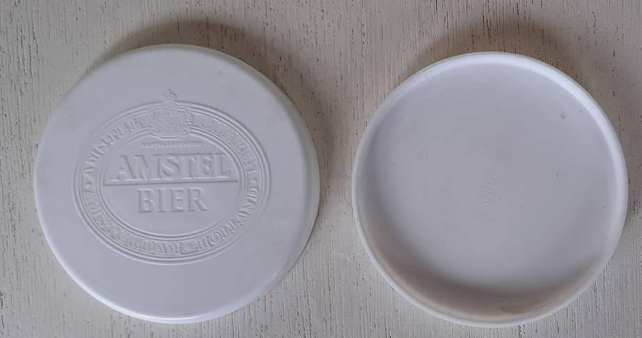Amstel Bier Bierfust afdekkapje wit, Ophalen of Verzenden, Gebruikt, Amstel