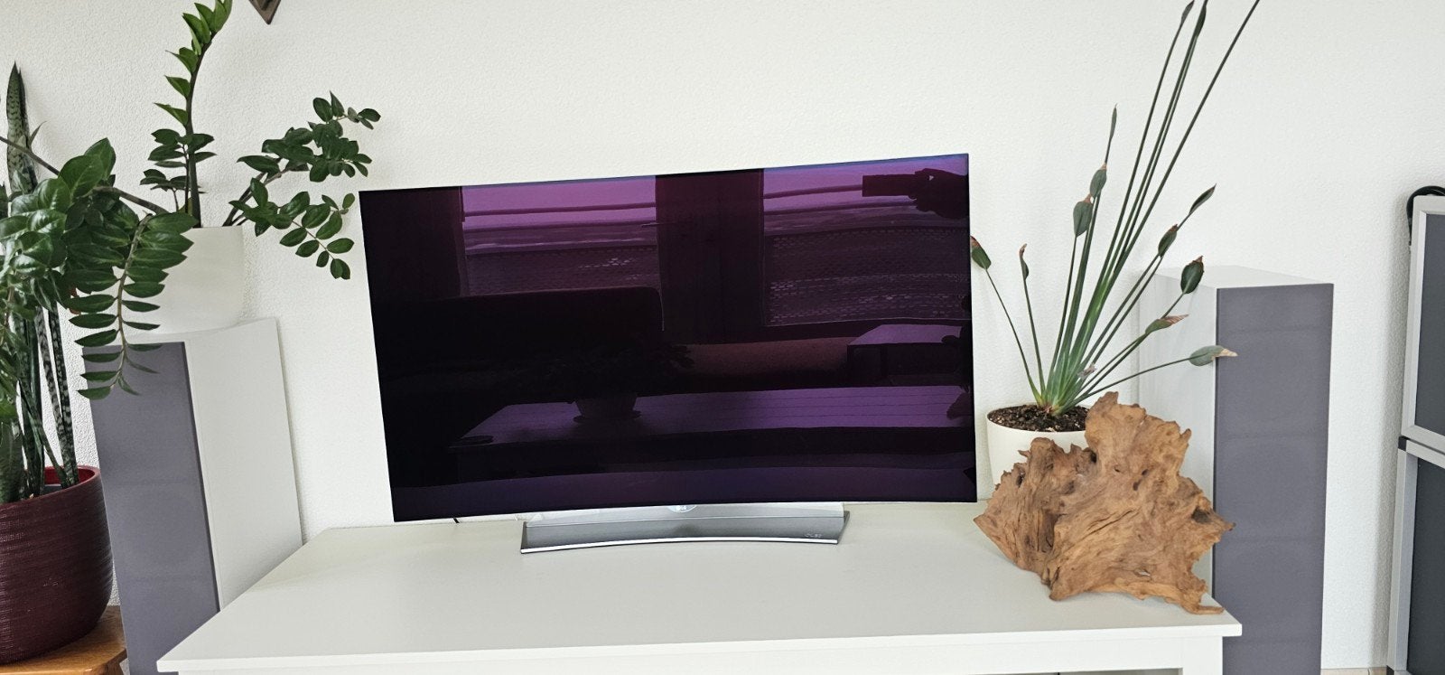 LG 55EG960V 55 inch 4K 3D OLED Gebogen Smart TV, Ophalen, Gebruikt, OLED, 100 Hz