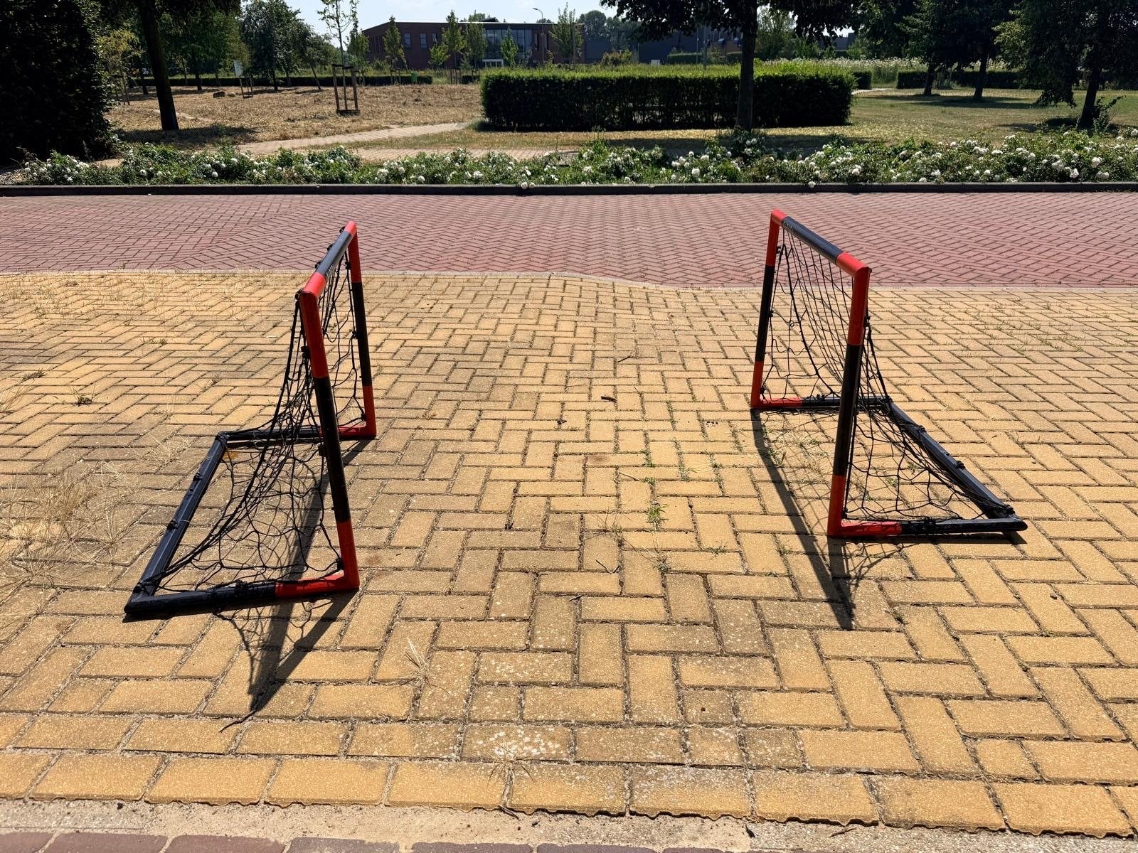 Kipsta Voetbaldoeltjes (set van 2), Maat XS of kleiner, Ophalen, Gebruikt, Overige typen