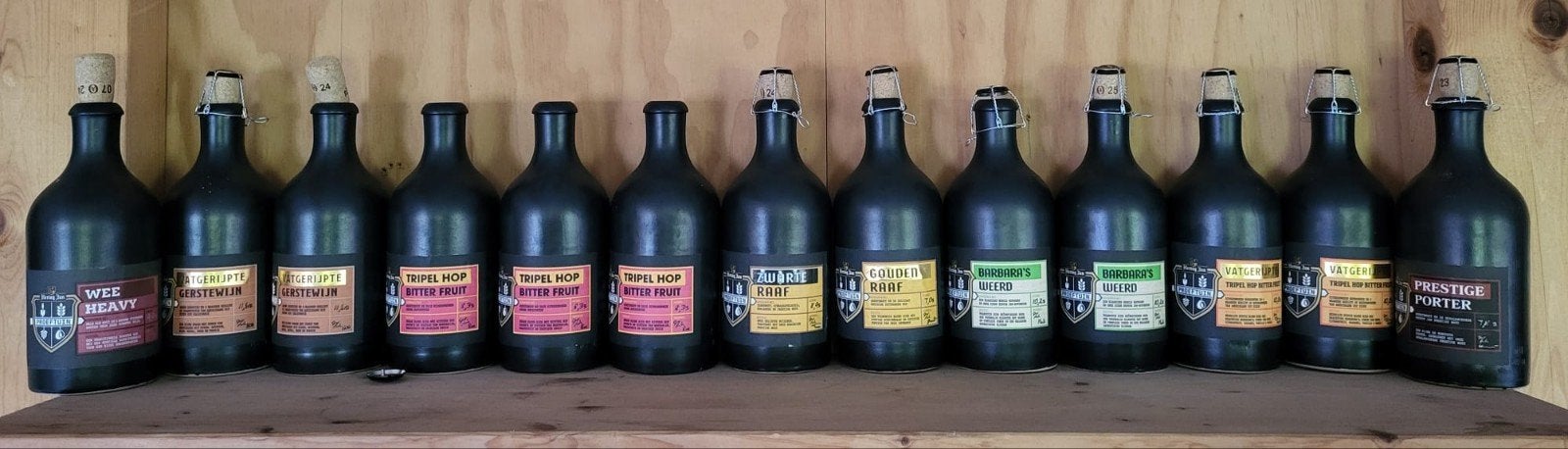 Hertog Jan Proeftuin lege kruikjes - diverse smaken, Verzamelen, Biermerken, Ophalen of Verzenden