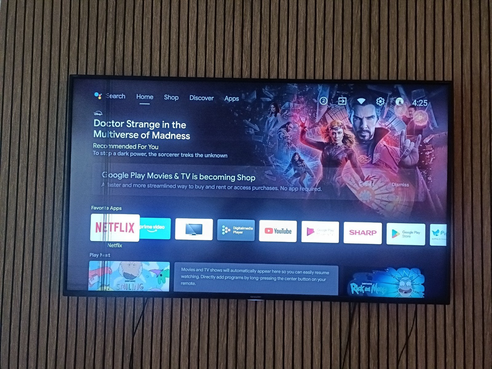 Sharp 65 inch TV met schermproblemen, Audio, Tv en Foto, Televisies, Ophalen of Verzenden, Sharp, Smart TV, 100 cm of meer