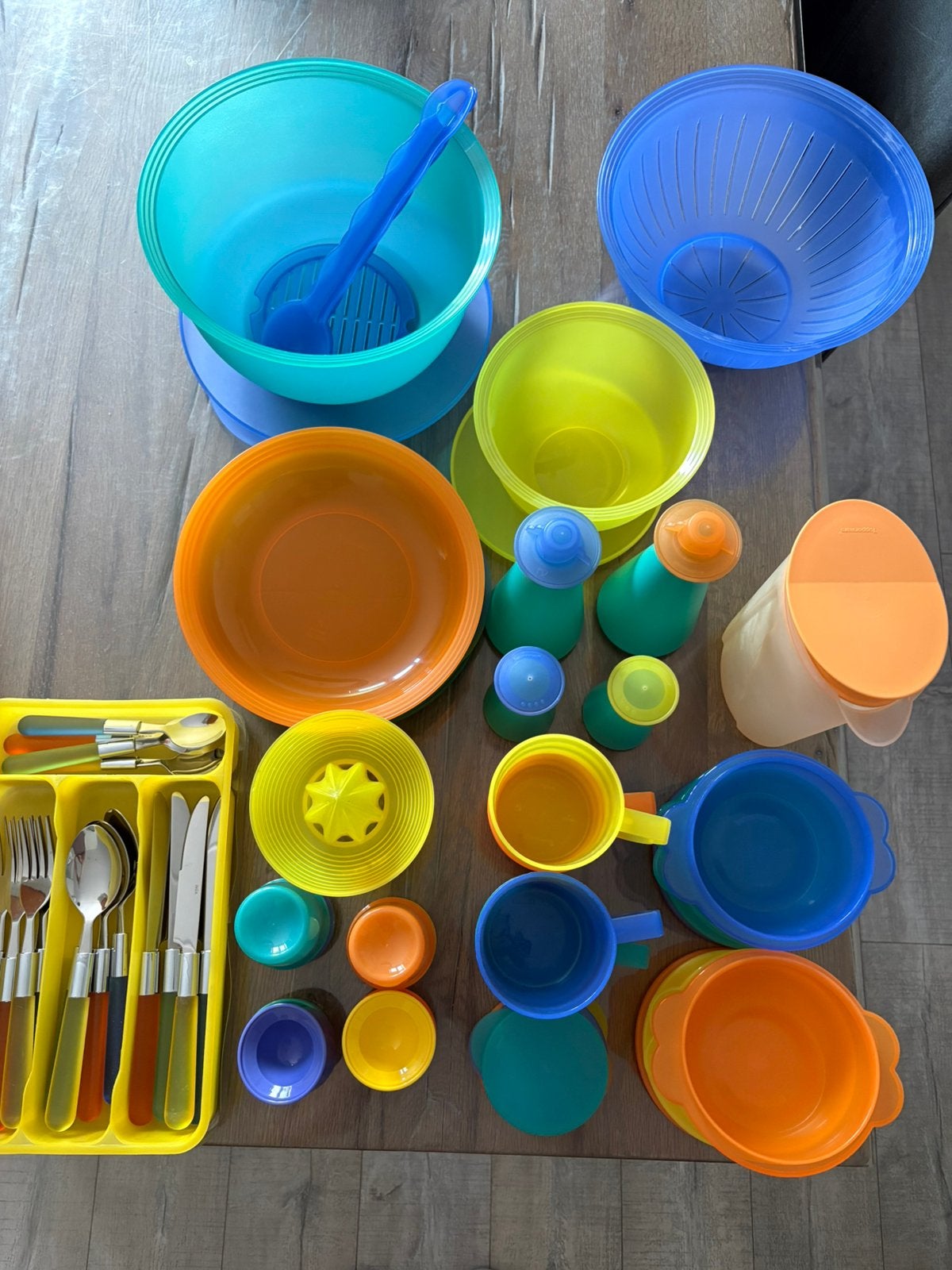 Tupperware kampeer servies, Ophalen, Overige kleuren, Overige typen, Nieuw