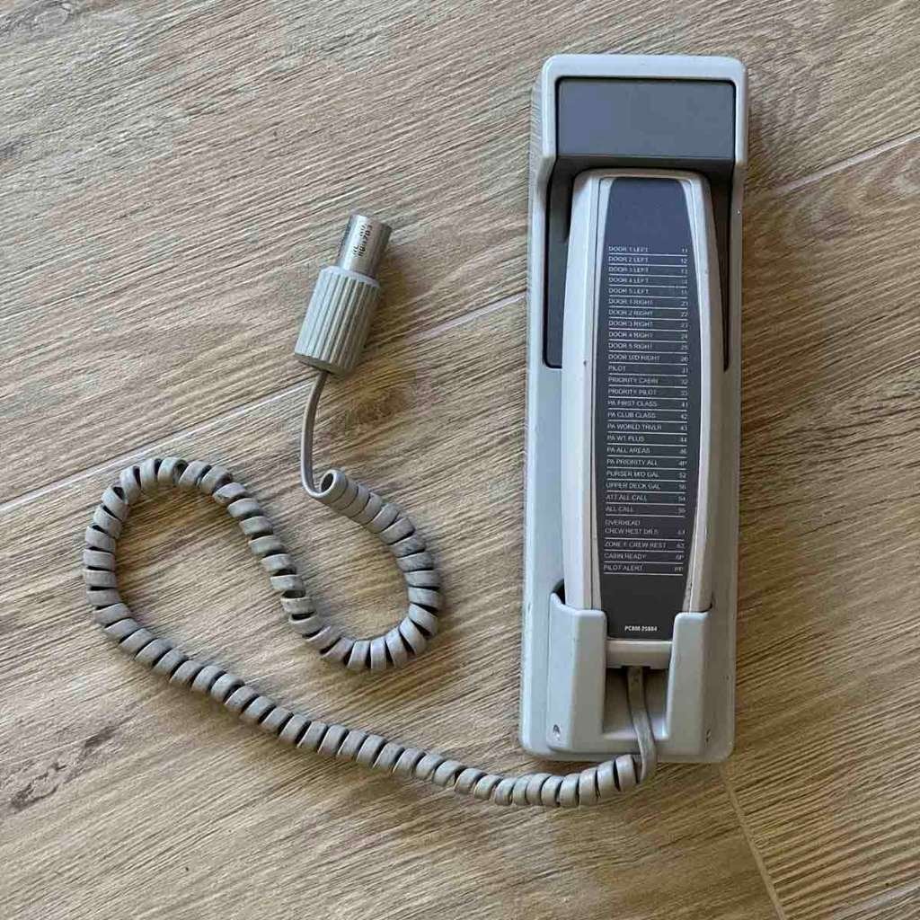 Boeing 747 cabin interphone passenger address handset, Ophalen of Verzenden, Gebruikt, Overige typen