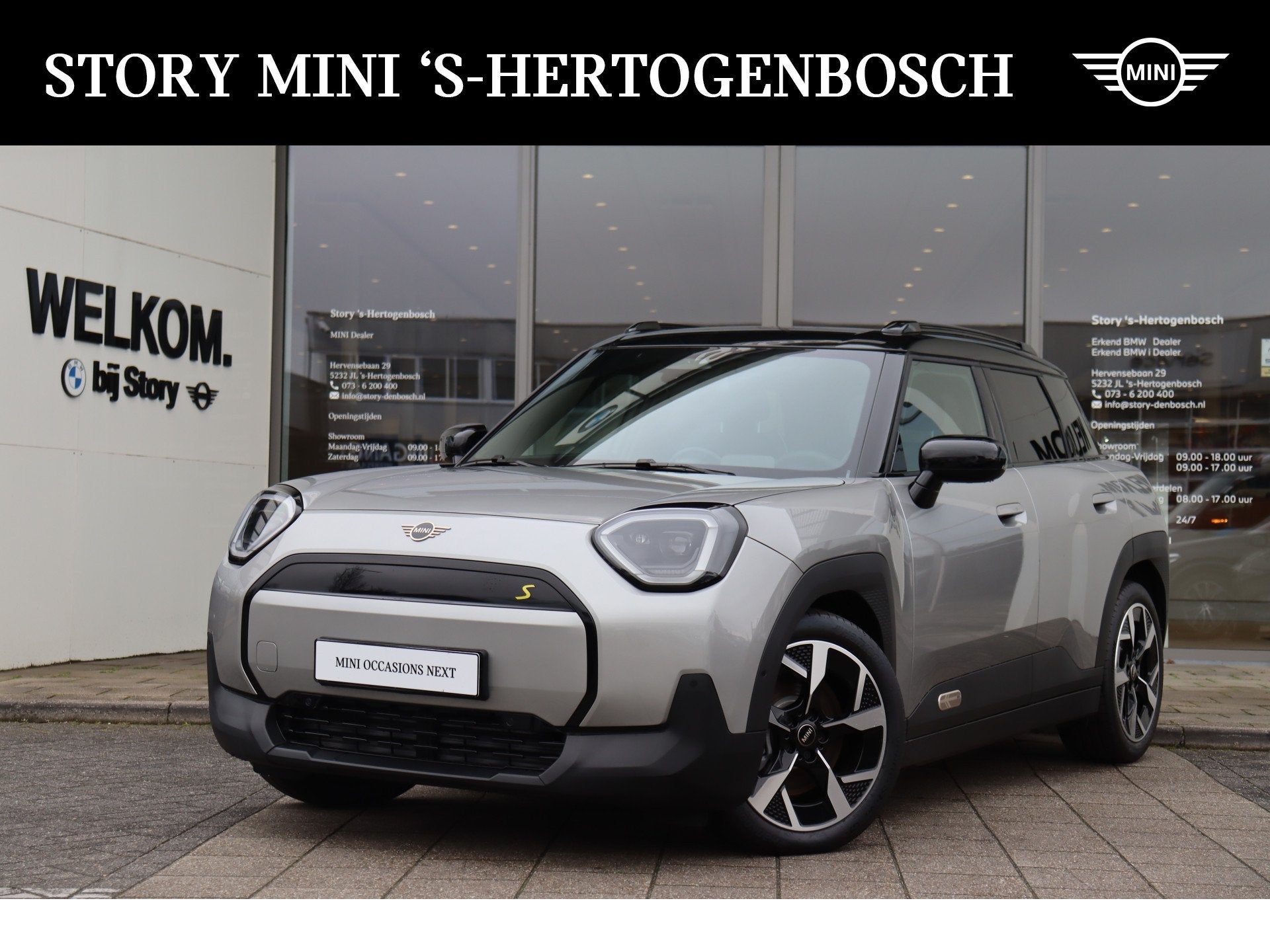 MINI Aceman SE / Classic / Pakket M / 18" Slide Spoke 2-tone, Stof, Aceman, 315 min, SUV of Terreinwagen