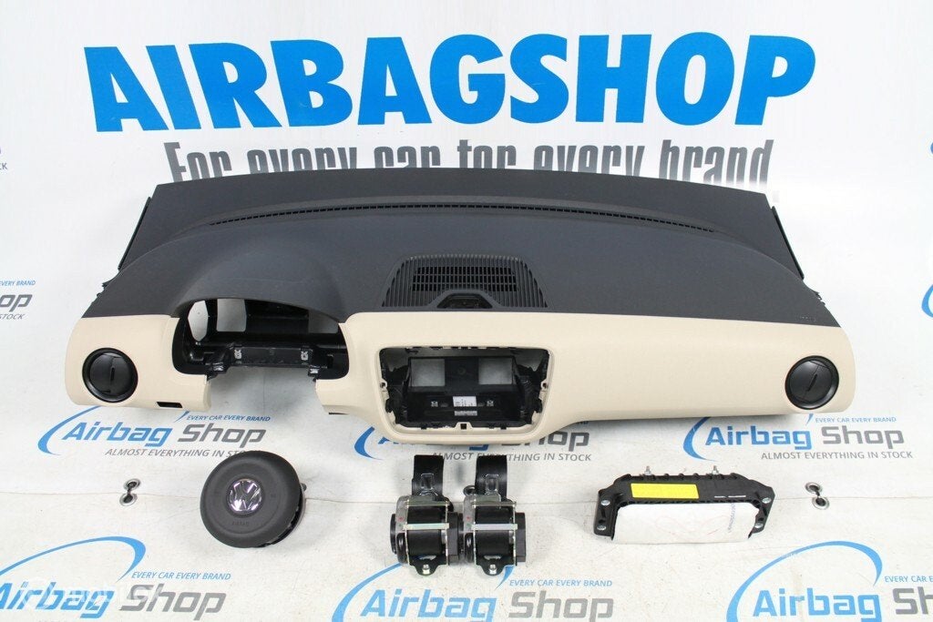 Airbag set - Dashboard beige Volkswagen Up (2012-2016), Gebruikt, Ophalen of Verzenden