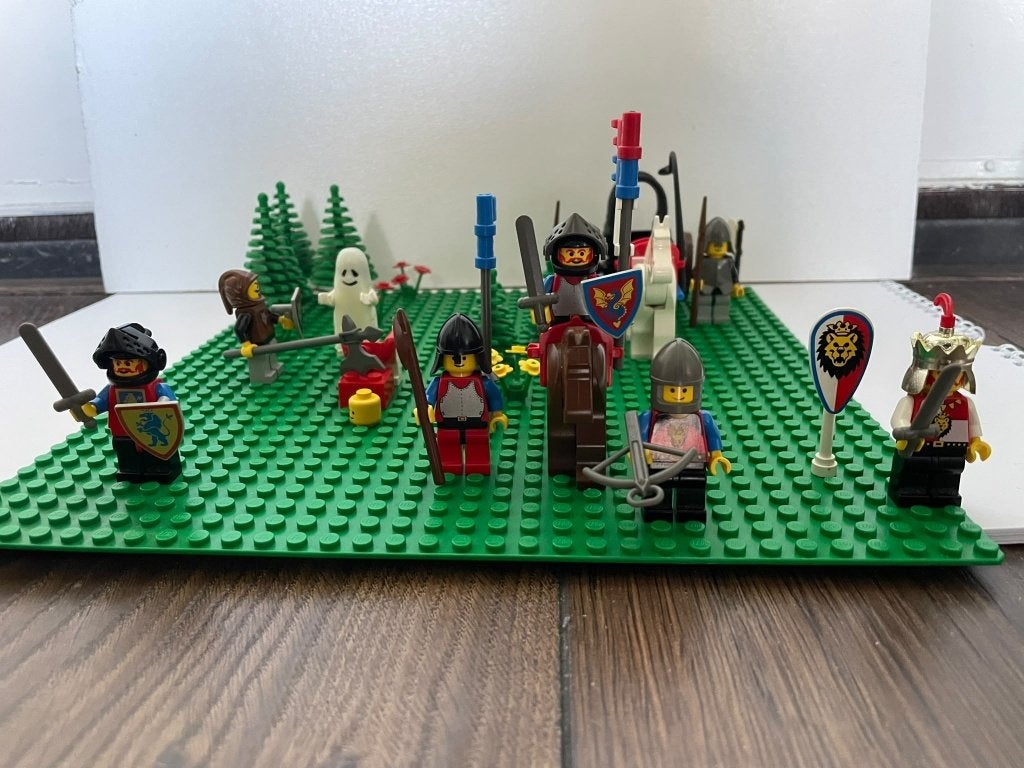 LEGO Vintage Castle Ridder Partij Minifiguren (6082 / 6090), Ophalen of Verzenden, Zo goed als nieuw, Minifiguur, Lego