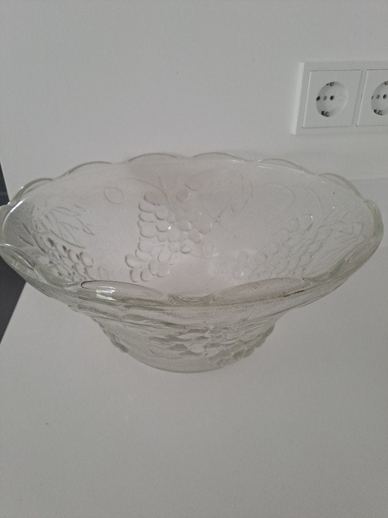 Glazen (fruit)schaal, Overige typen, Ophalen, Gebruikt, Glas