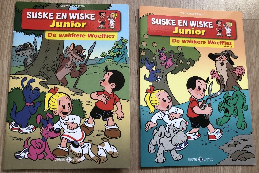 SUSKE EN WISKE - DE WAKKERE WOEFFIES - DELEN 1 EN 2 -, Meerdere stripboeken, Ophalen of Verzenden, Nieuw, Willy Vandersteen