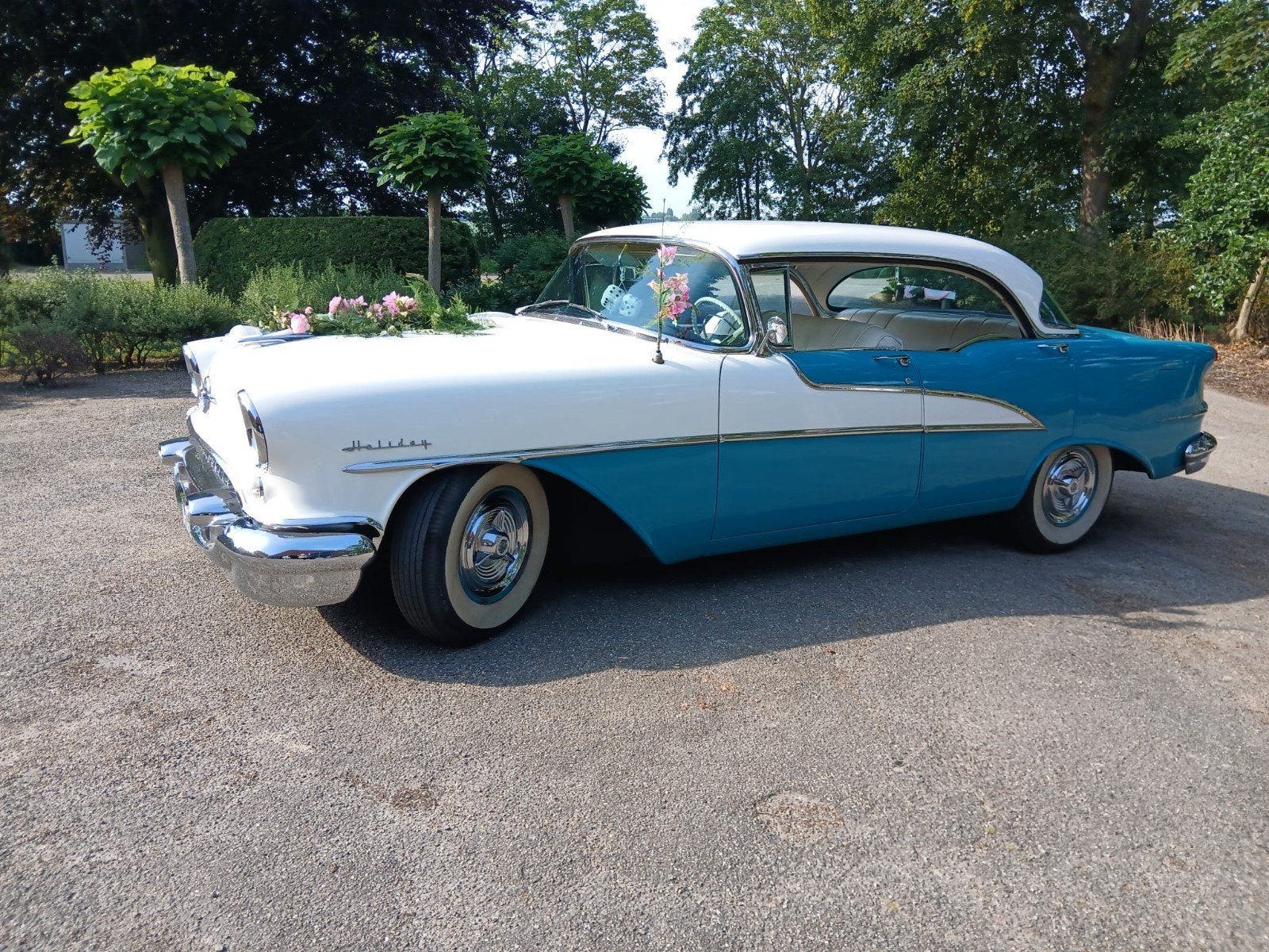 Oldsmobile 1955 Blauw, Auto's, Blauw, Particulier, Geïmporteerd, 1920 kg
