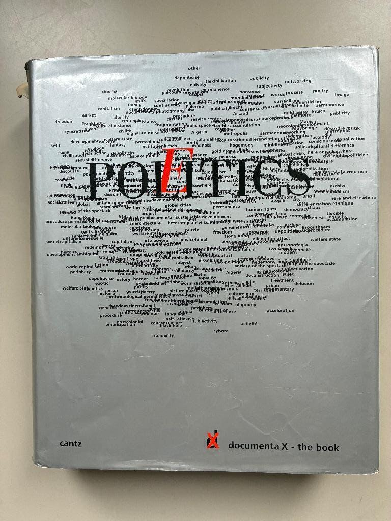 Boek Documenta X  - English, Boeken, Ophalen of Verzenden, Gelezen