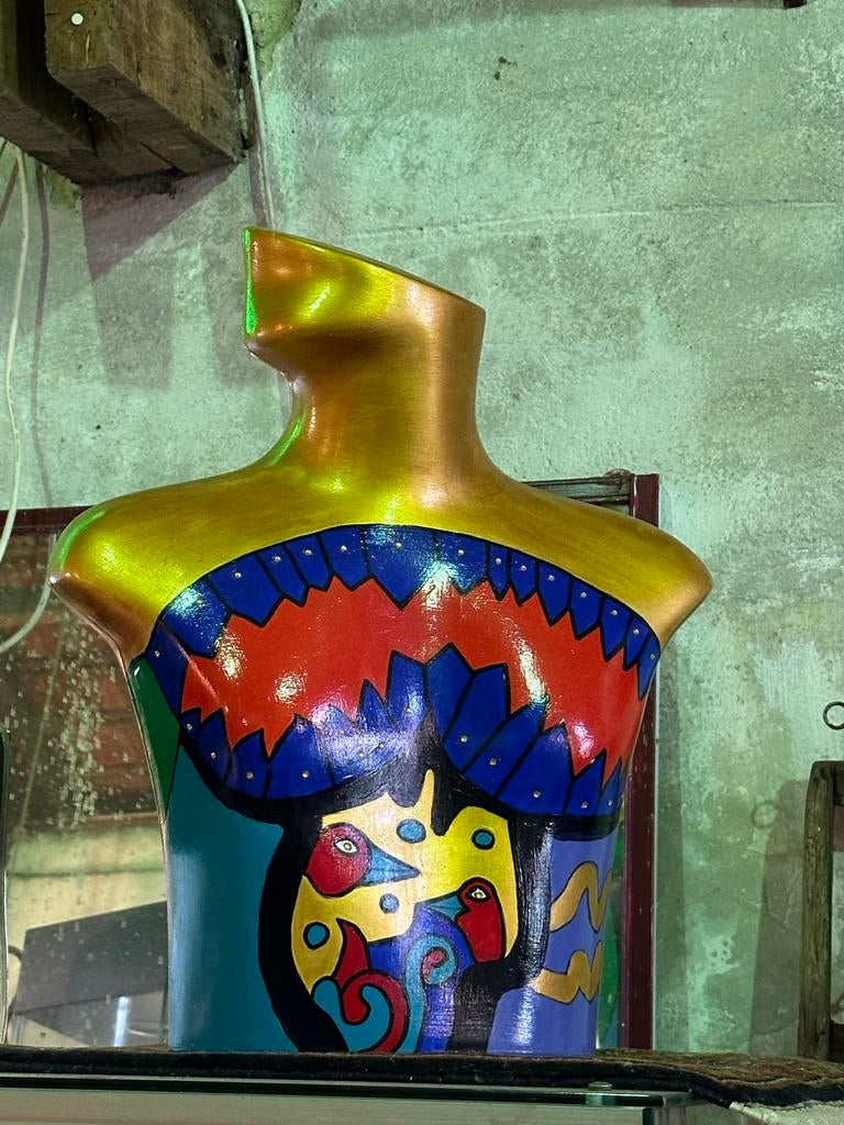 Geschilderde torso, Ophalen of Verzenden