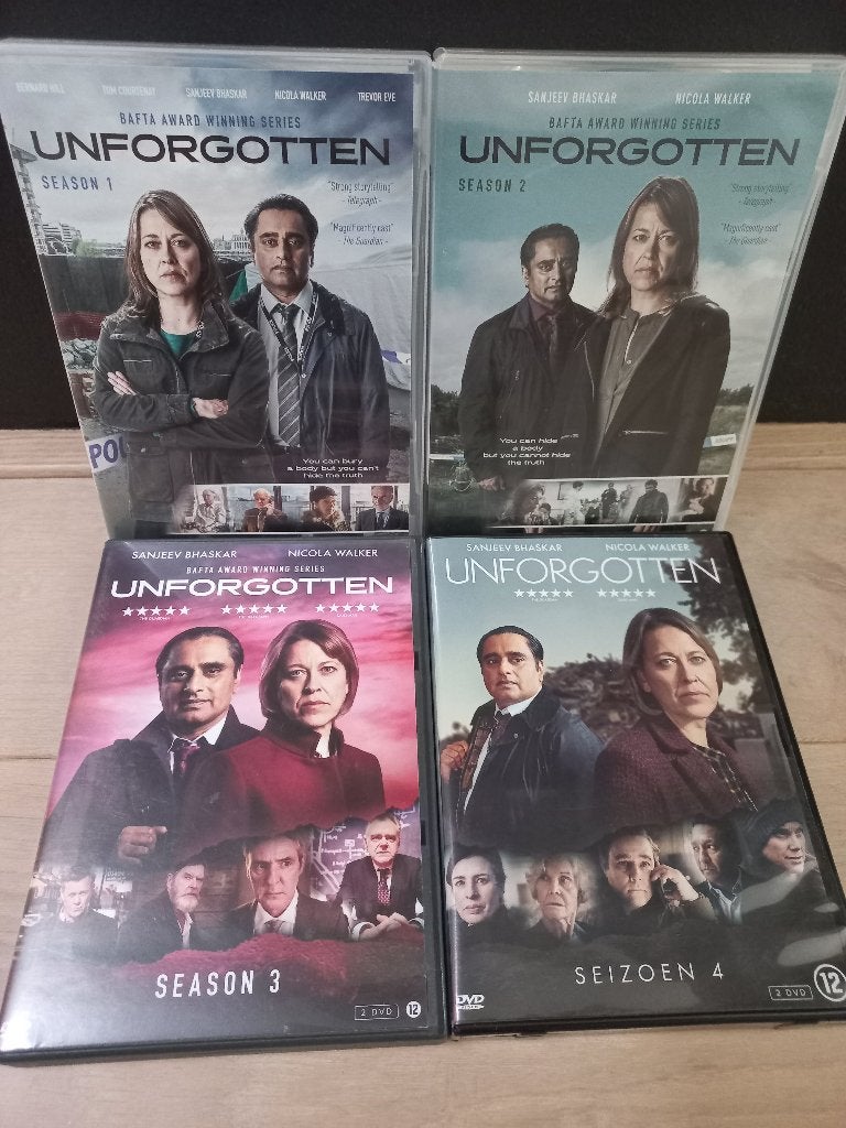 Unforgotten - Seizoen 1+2+3+4 (8xDVD SET) TV-Serie, Engels, Alle leeftijden, Nederlands, Seizoen 1
